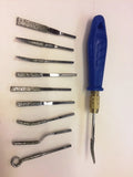 SET 10 LIME DIAMANTATE INTERCAMBIABILI GRANA 40/50