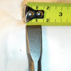 SCALPELLO PIATTO WIDIA mm. 12 - ATTACCO mm. 12,5