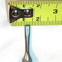 SCALPELLO PIATTO WIDIA mm. 03 - ATTACCO mm. 12,5