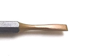 SCALPELLO PIATTO WIDIA A MANO mm.02