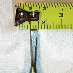 SCALPELLO PIATTO WIDIA mm. 04 - ATTACCO mm. 12,5