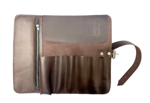 BORSA PORTA UTENSILI ARROTOLABILE TABULARASA IN PELLE BOVINA  6