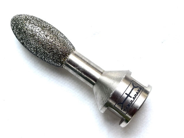 "OVALE" FRESA DIAMANTATA ELETTRO DEPOSTA Ø 20x40 mm.  M14