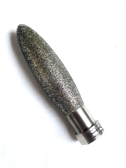 "OVALE" FRESA DIAMANTATA ELETTRO DEPOSTA Ø 25x80 mm.  M14