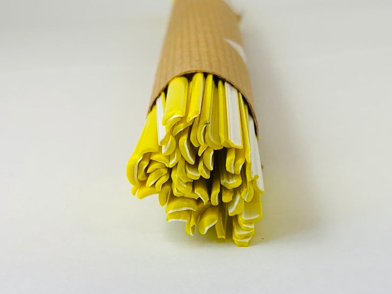 Smalto filato incanalato giallo gr. 20
