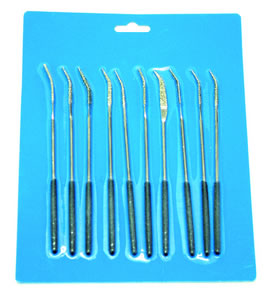 SET 10 LIME DIAMANTATE MONOTESTA 140 mm. GRANA 150