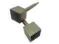BOCCIARDA ACCIAIO PER STRISCE Att.12.5 50x50 mm.