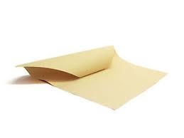 Busta di 10 fogli Carta da spolvero formato 50x70 cm.
