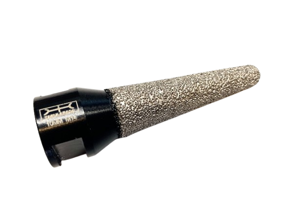 "CONO LUNGO STONDATO" FRESA DIAMANTATA SALDO BRASATA Ø 20/10x70