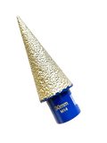 "CONO LUNGO" FRESA DIAMANTATA SALDO BRASATA Ø 30x80 mm.  M14