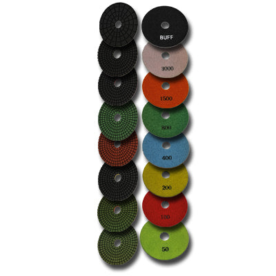 SET 8 DISCHI DIAHARD Ø mm.100 VELCRO