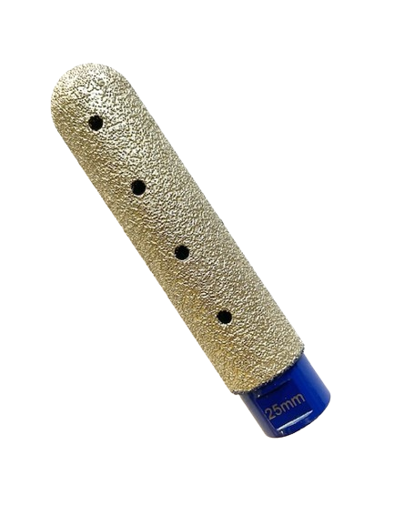 "DITO LUNGO" FRESA DIAMANTATA SALDO BRASATA Ø 25x100 mm.  M14