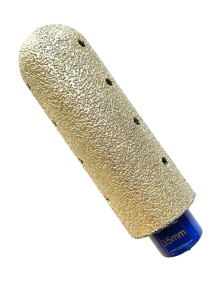 "DITO LUNGO" FRESA DIAMANTATA SALDO BRASATA Ø 35x100 mm.  M14