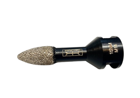 "FIAMMA" FRESA DIAMANTATA SALDO BRASATA Ø 15x30 mm.  M14