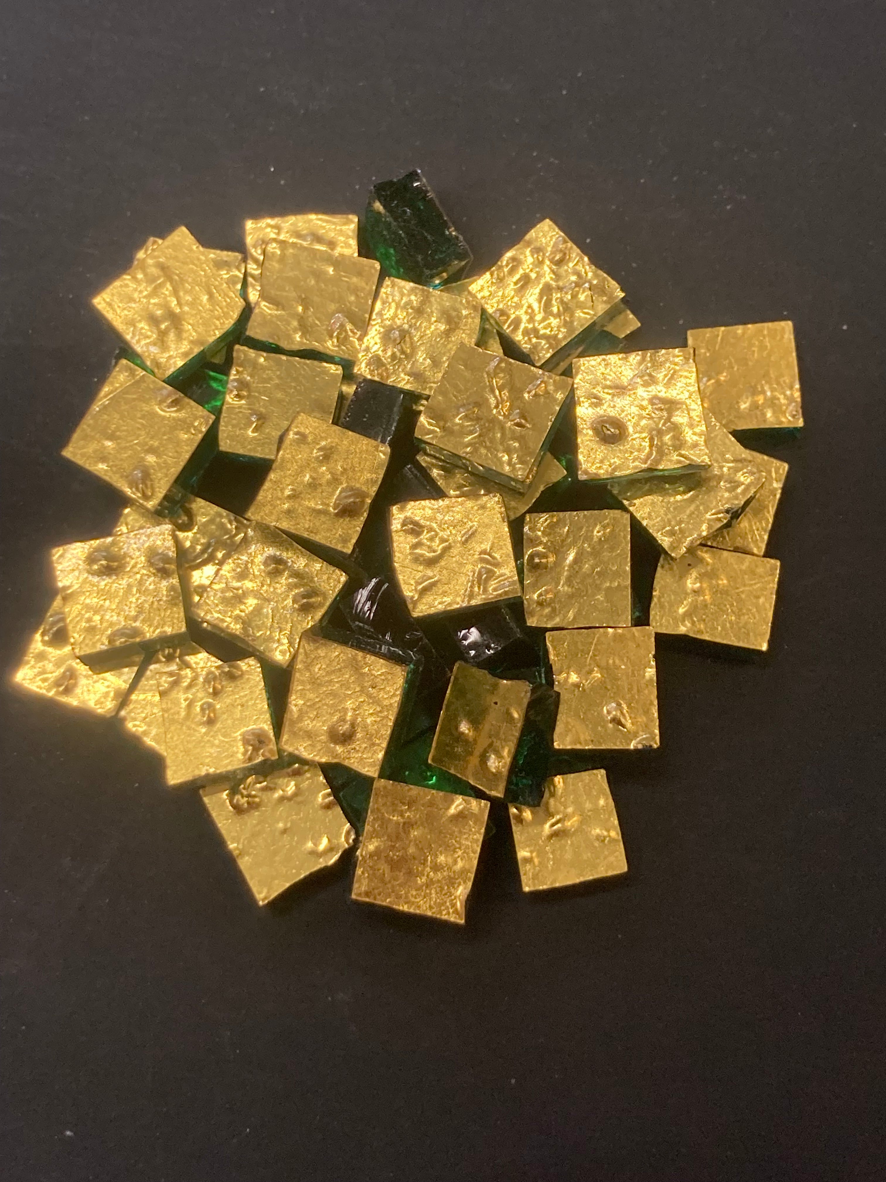 ORO NATURALE ondulato fondo verde 200 gr