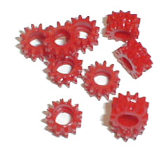 Gommino rosso dentato per Taurus 3