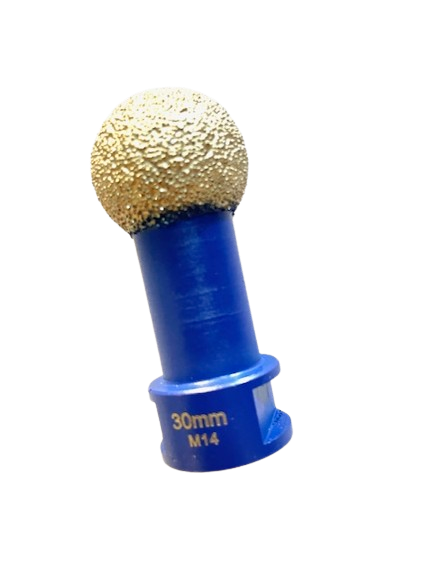 "SFERA" FRESA DIAMANTATA SALDO BRASATA Ø 30 mm.  M14