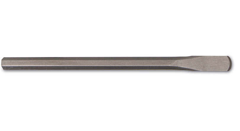 SCALPELLO TONDO IN ACCIAIO A MANO FUSTO 10 mm. TAGLIO 13 mm.