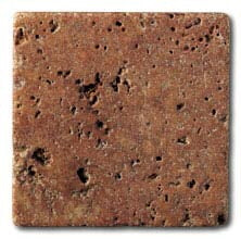 Tessere mosaico Travertino Rosso